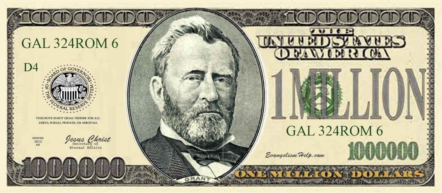  1 Million Dollar Bill