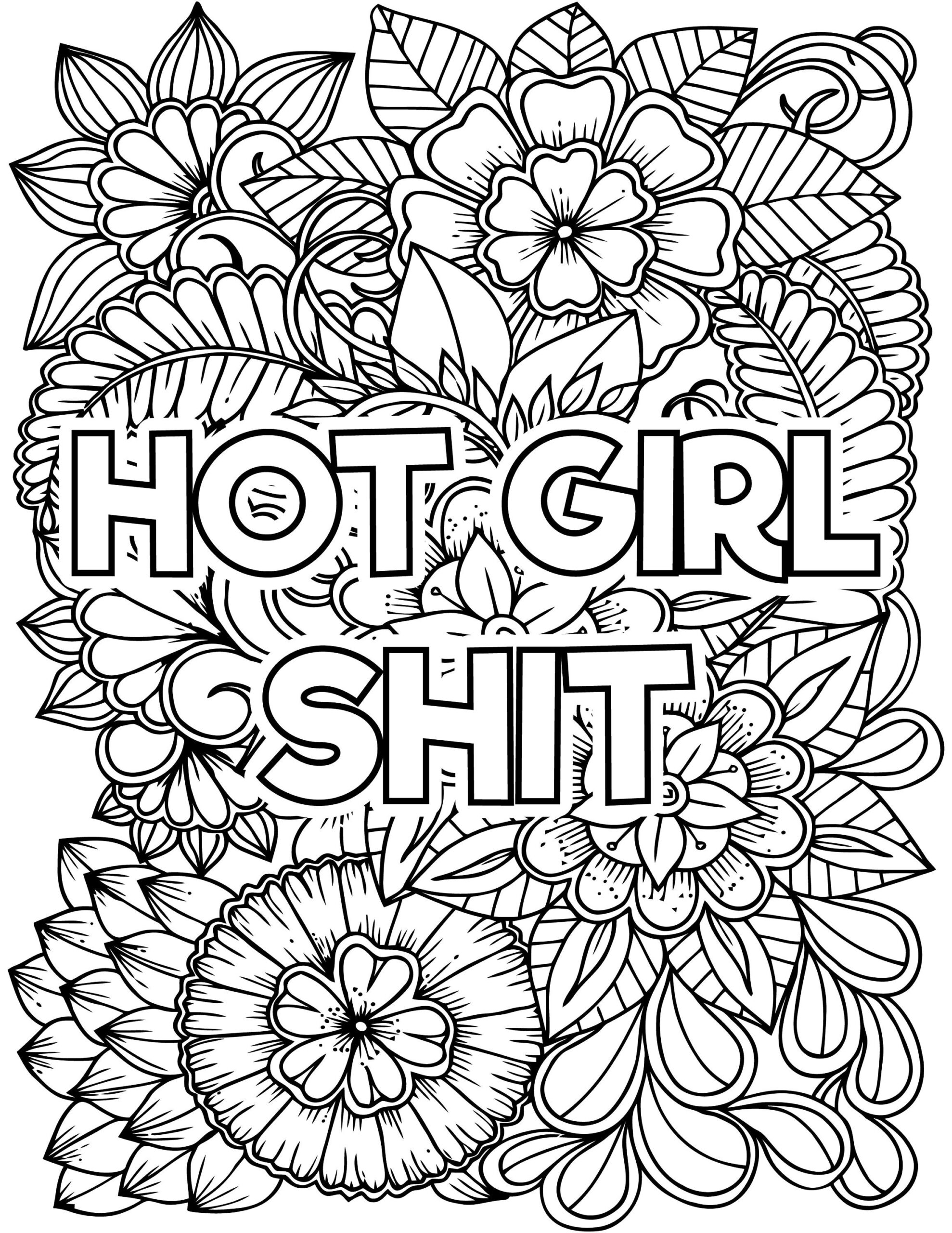10 Adult Curse Words Coloring Pages Adult Coloring Pages Printable Swear Word Coloring Pages Adult Coloring Pages Printable Download Etsy