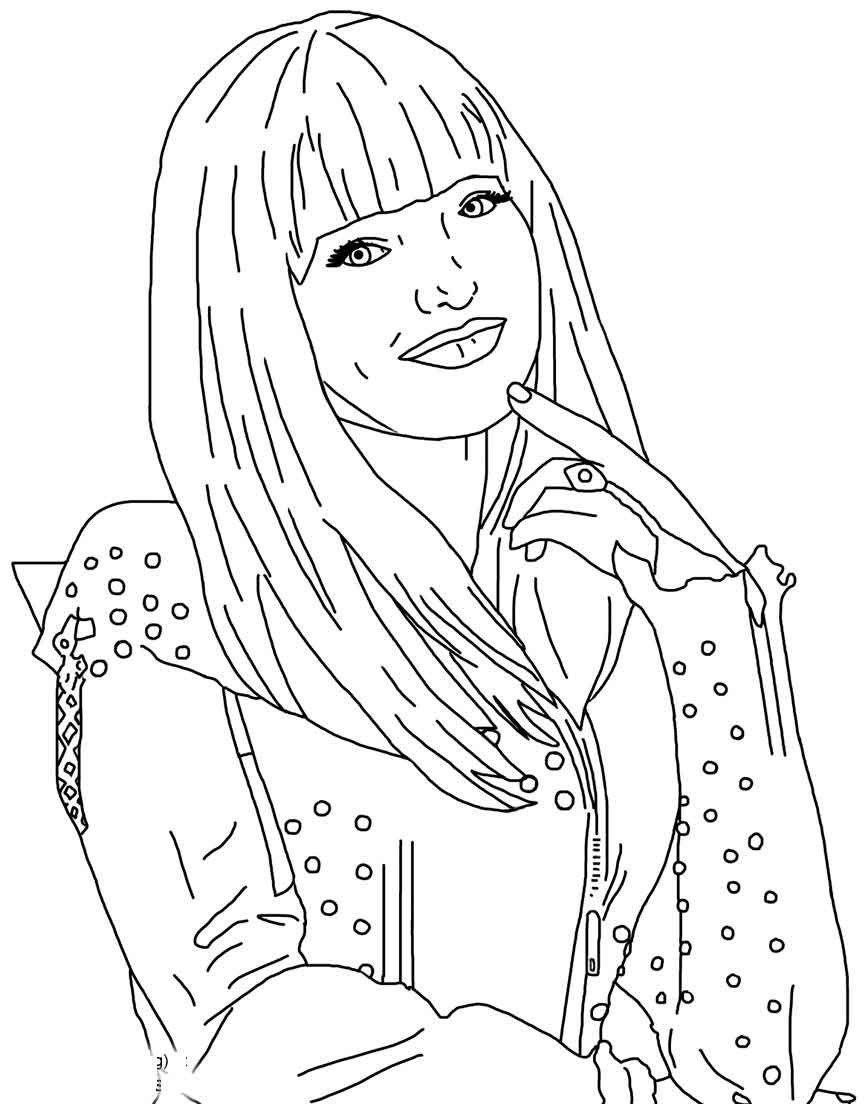 Free Printable Descendants Coloring Pages
