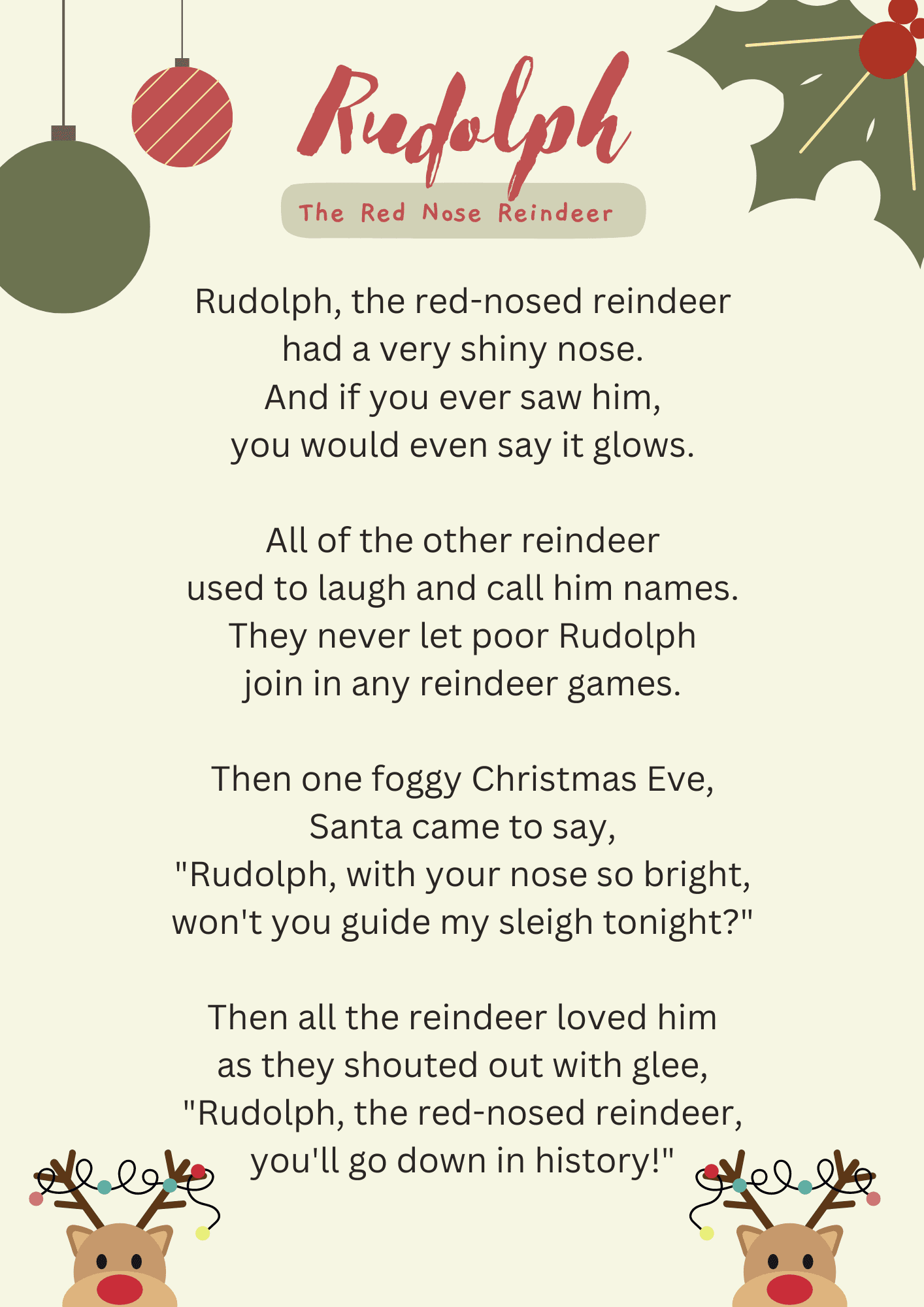 10 Fun Free Christmas Carol Printables For Kids In 2025