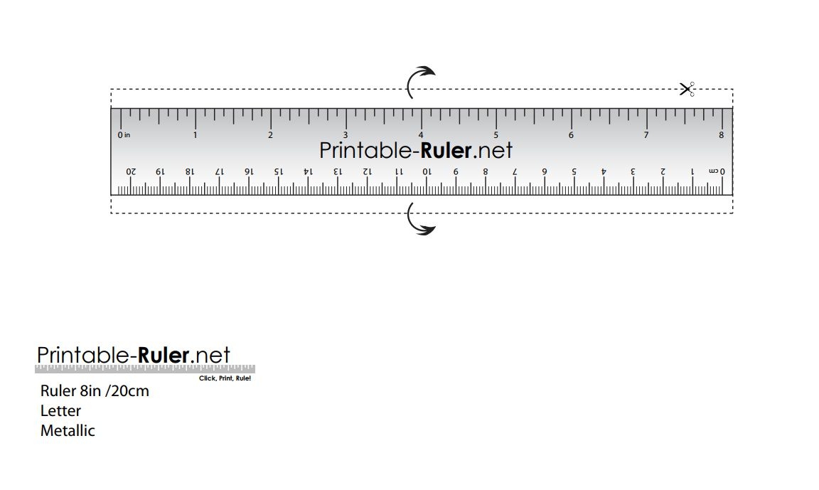 10 Sets Of Free Printable Rulers When You Need One Fast