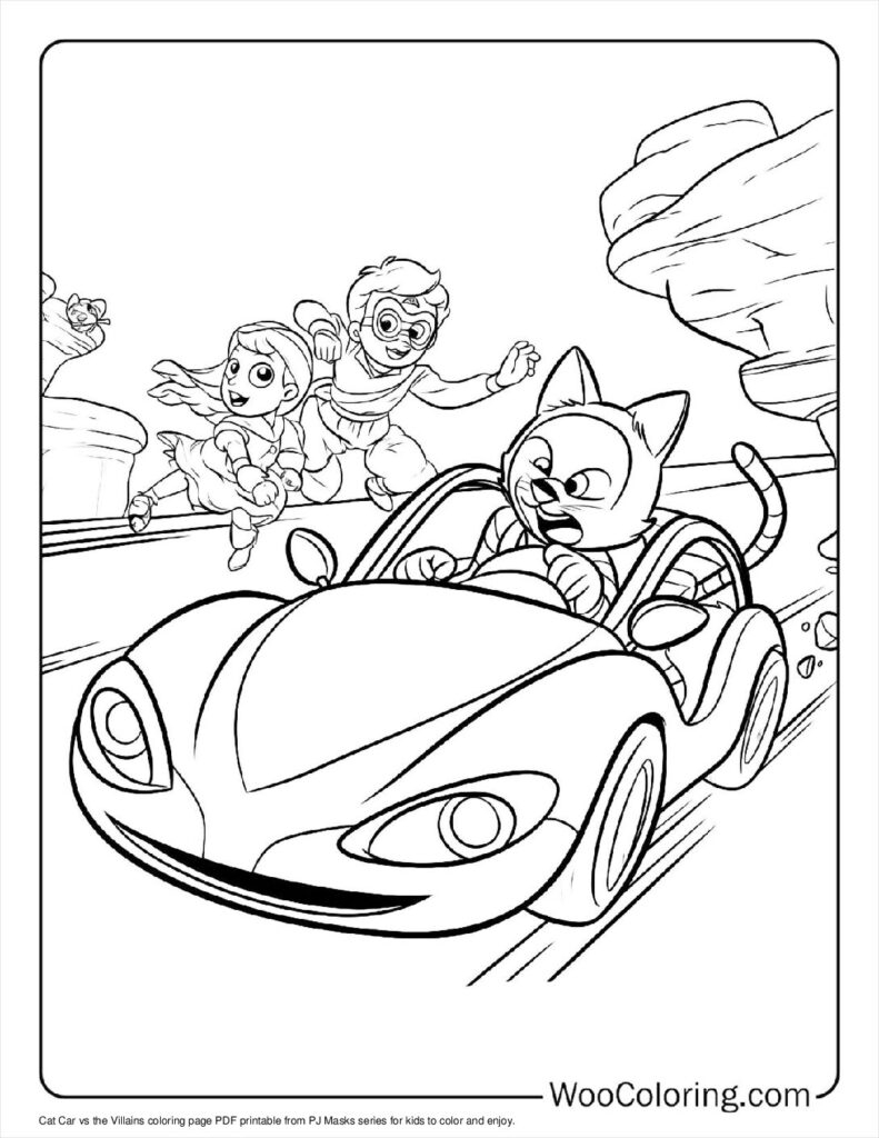 100 PJ Masks Coloring Pages Free PDF To Print Woo Coloring