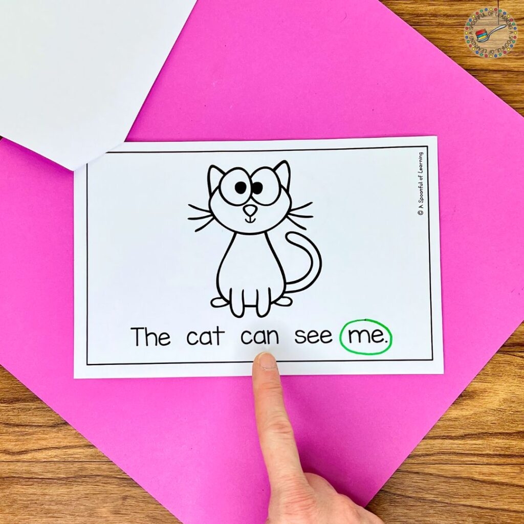 100 Printable Sight Word Readers For Kindergarten A Spoonful Of Learning