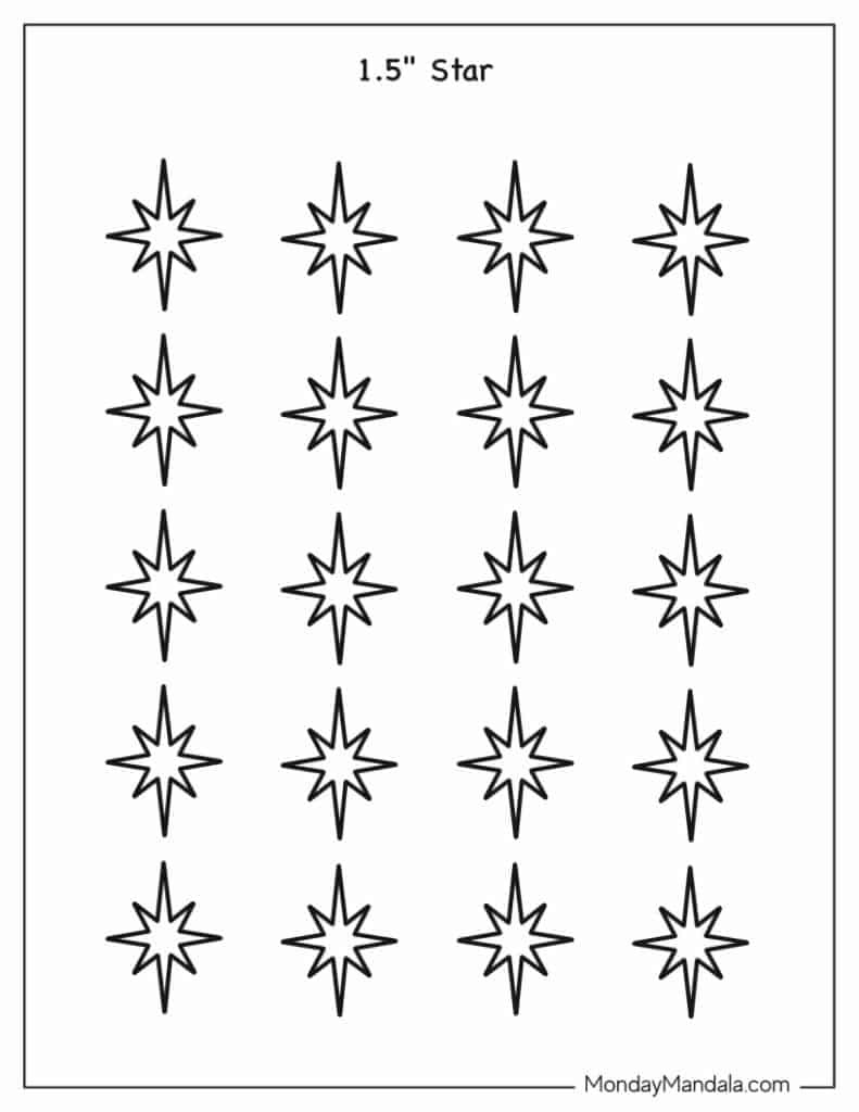 Printable Stars To Cut Out