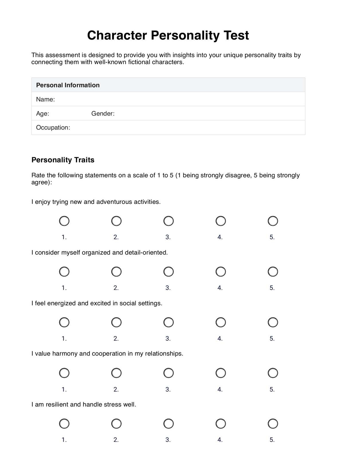 12 Best Personality Tests For Teams Tried And Tested Worksheets Library