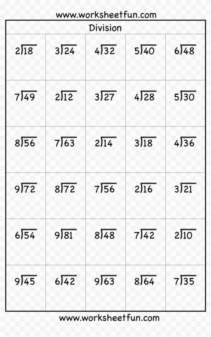 13 Best Multiplication And Division Worksheets Printable 156