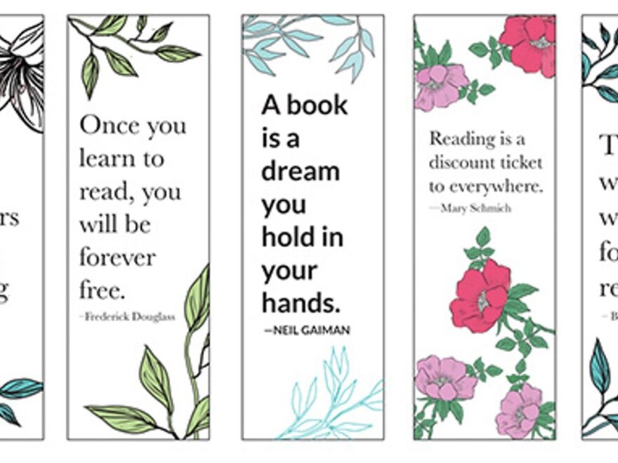 14 Free Printable Bookmarks To Brighten Up Your Books
