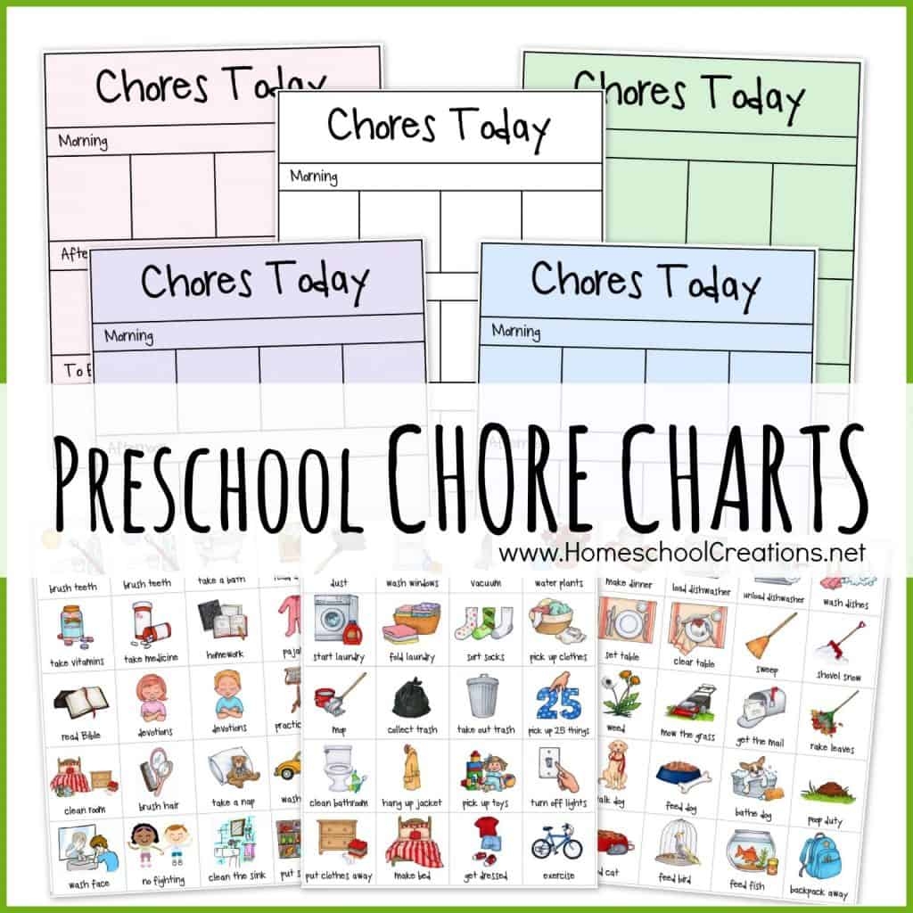 Free Printable Chore Cards With Pictures