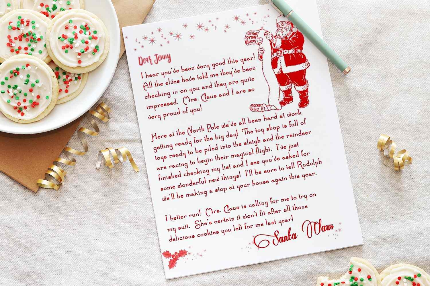 Free Printable Editable Santa Letters