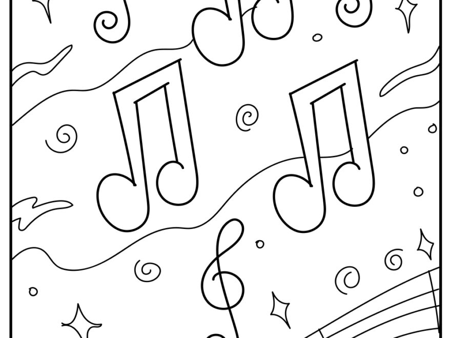 15 Music Coloring Pages 100 Free Printables