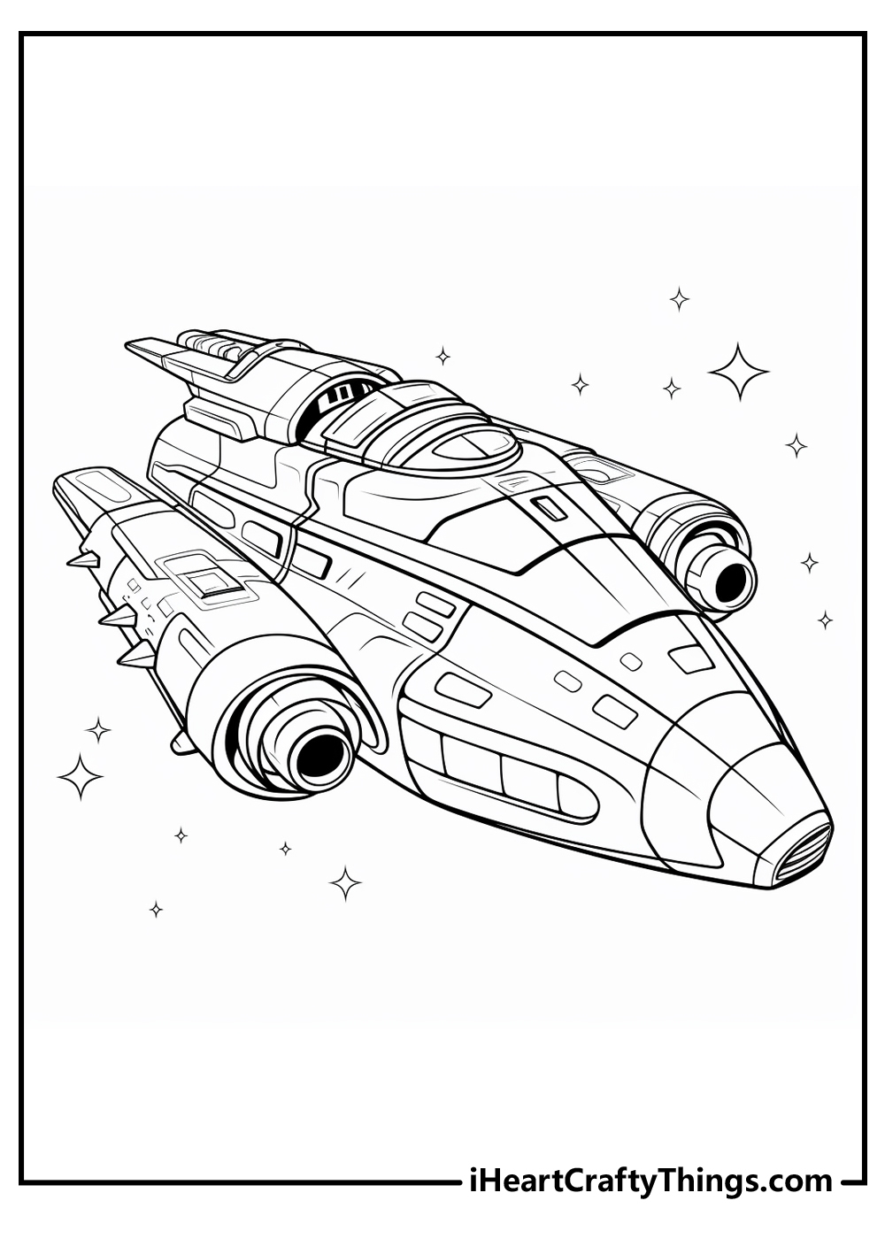 15 Spaceship Coloring Pages 100 Free Printables 