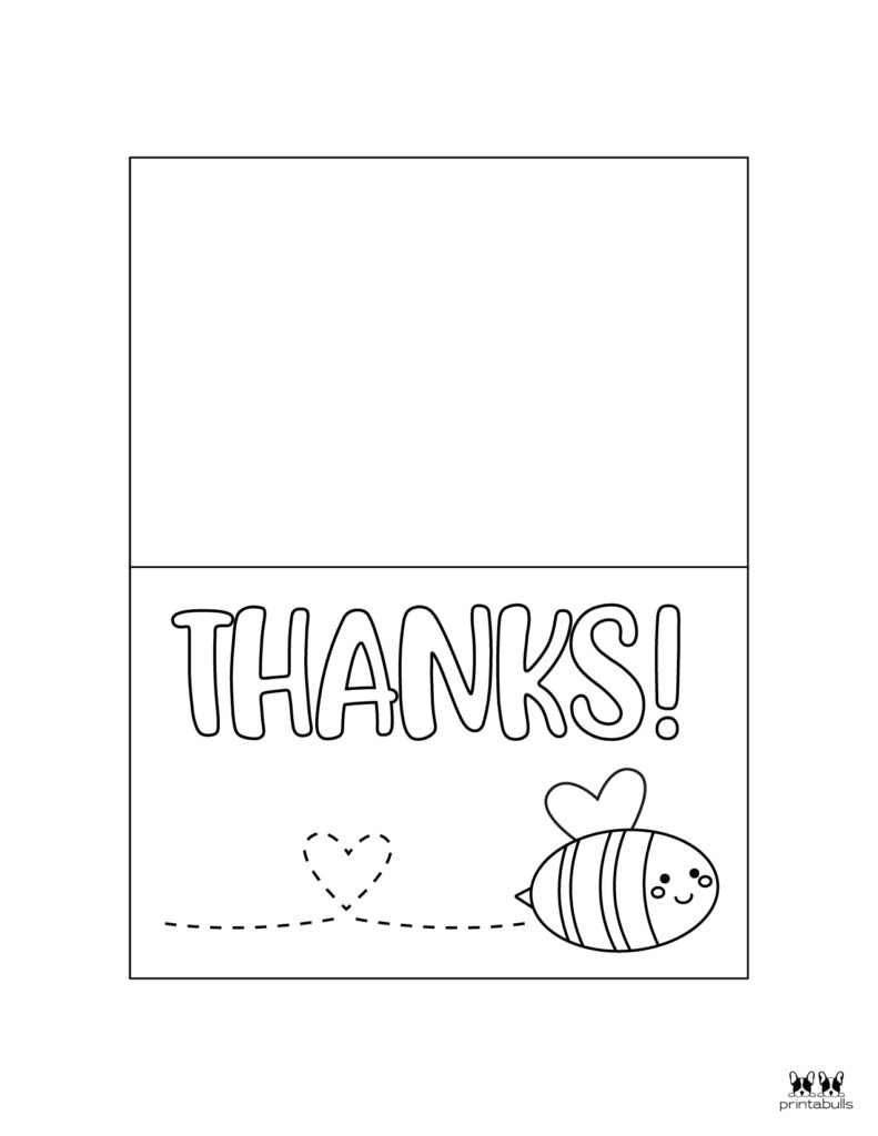 150 Printable Thank You Cards FREE Printabulls Worksheets Library