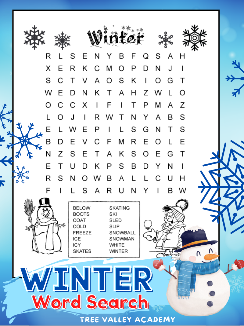 Word Search Grade 3 Printable