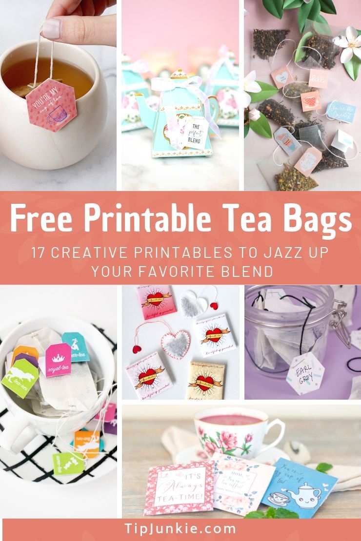 17 Free Pretty Tea Bags To Print Tip Junkie