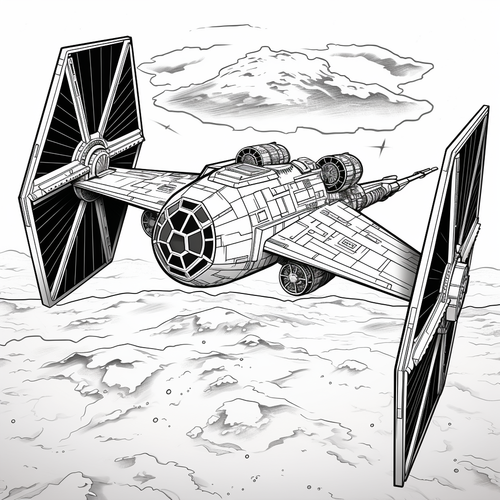 Star Wars Ships Coloring Pages Printable