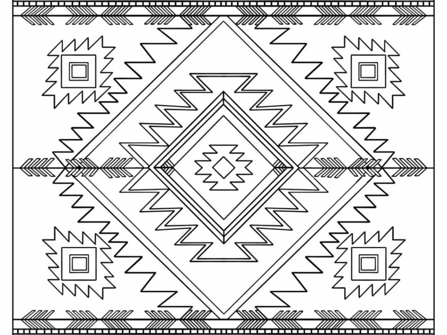 20 Native American Coloring Pages Free PDF Printables