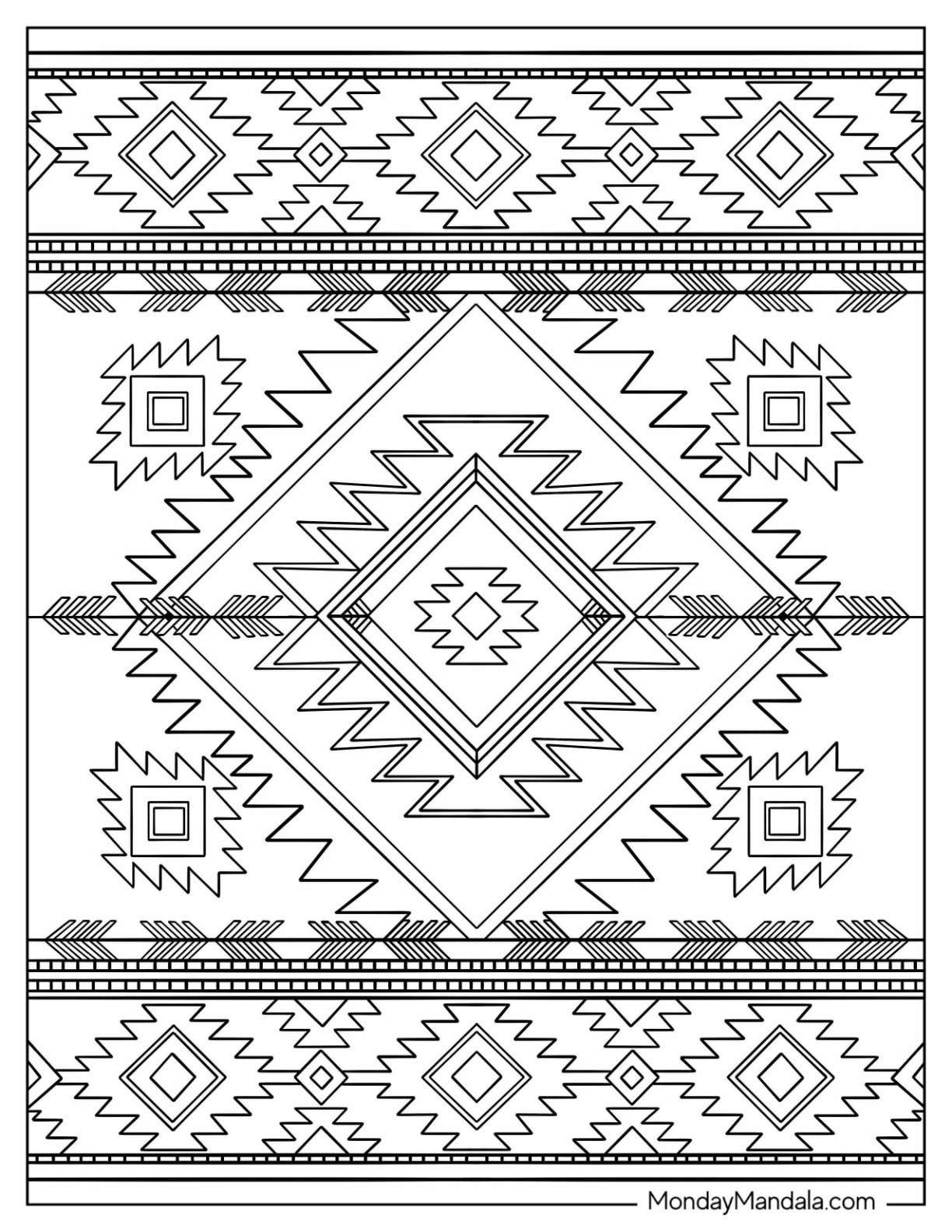 20 Native American Coloring Pages Free PDF Printables 
