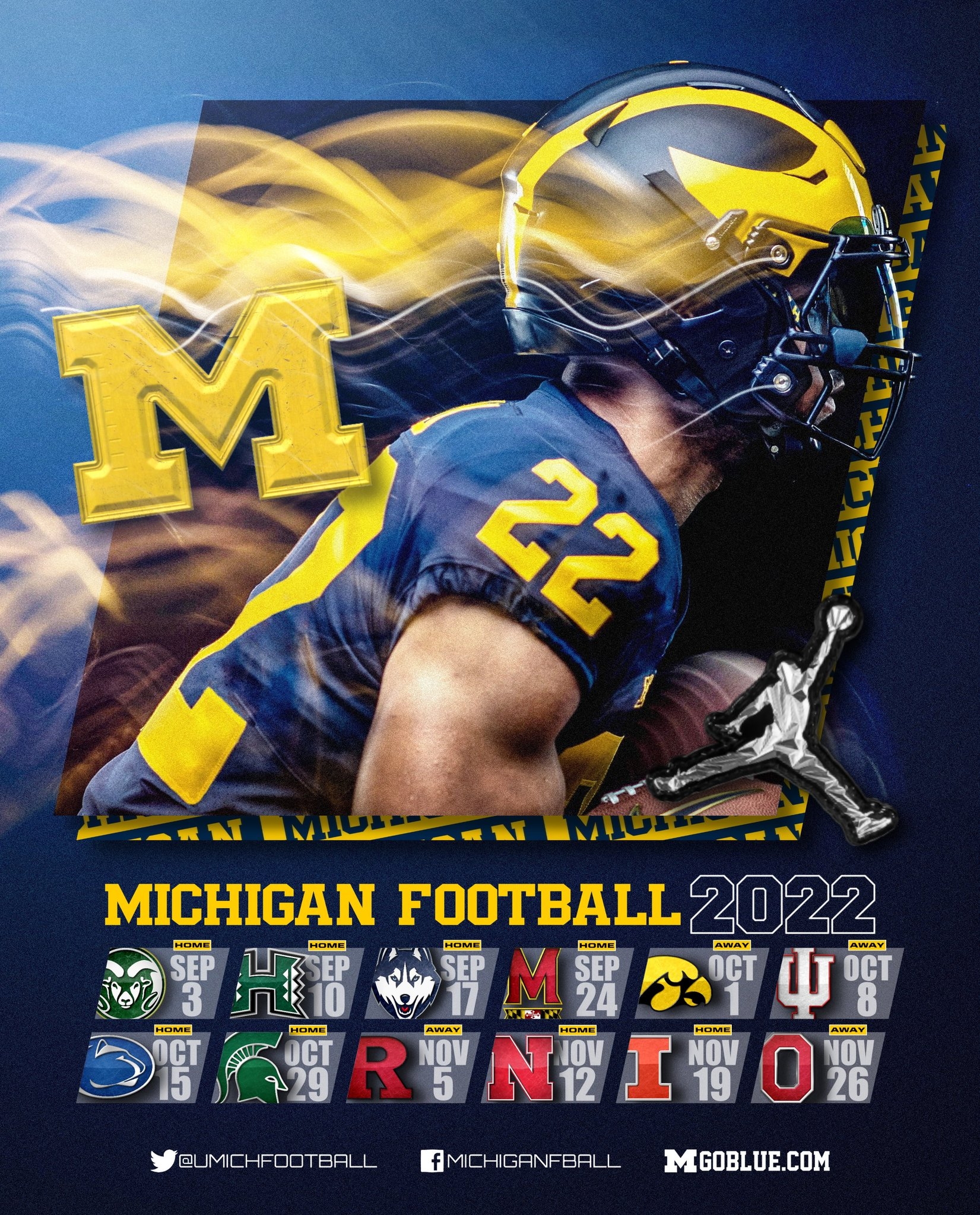 2022 Big Ten Football Schedule By Fans For Fans Since 1999 UMGOBLUE COM Michigan Wolverine Football Basketball
