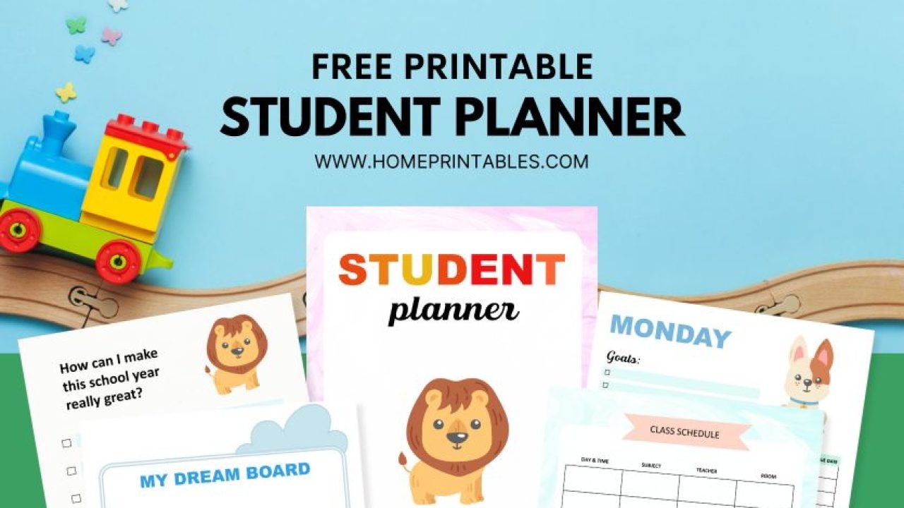2025 2026 Student Planner Free Printable For Academic Growth 