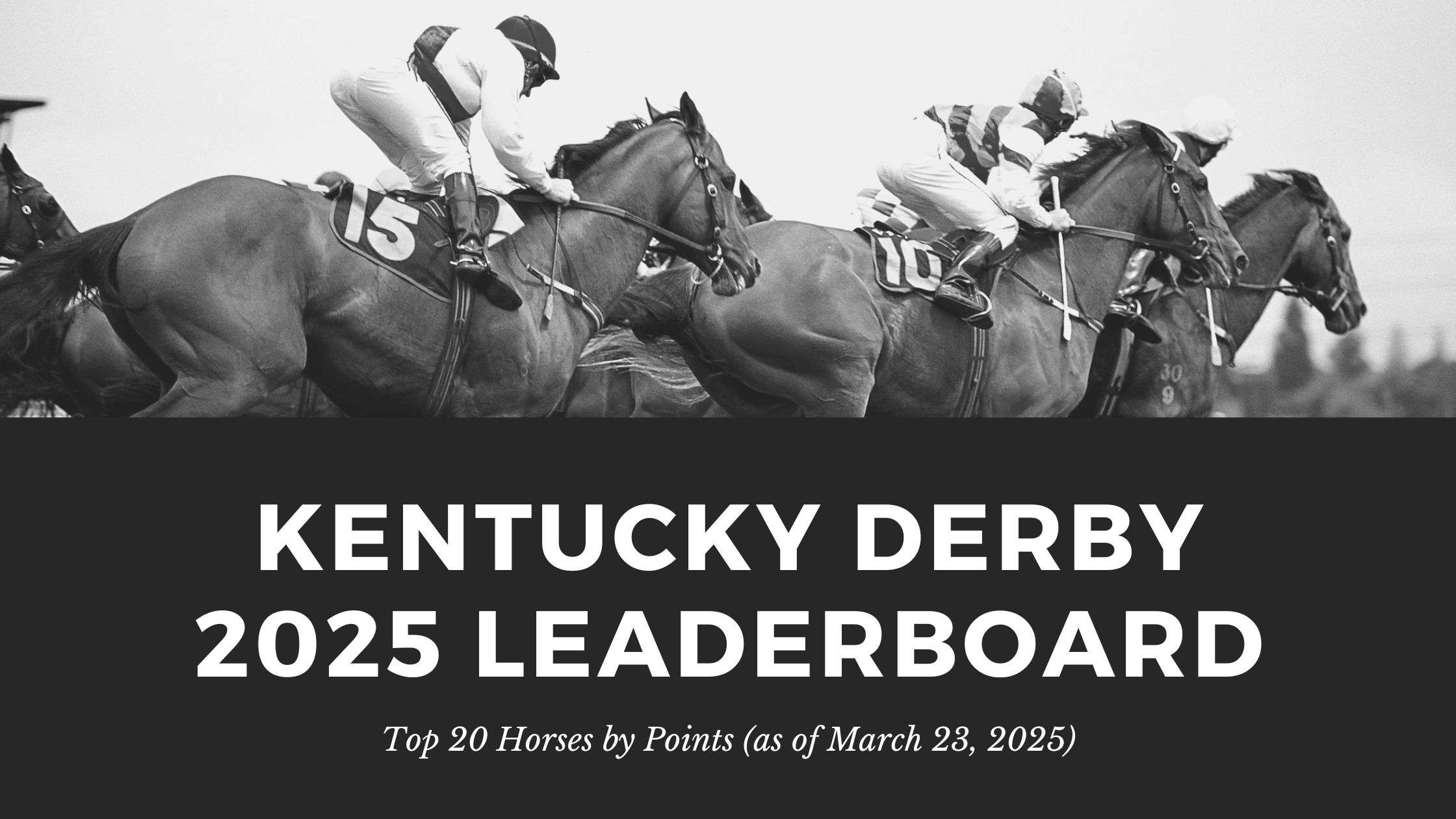 Printable List Of Kentucky Derby Horses 2025