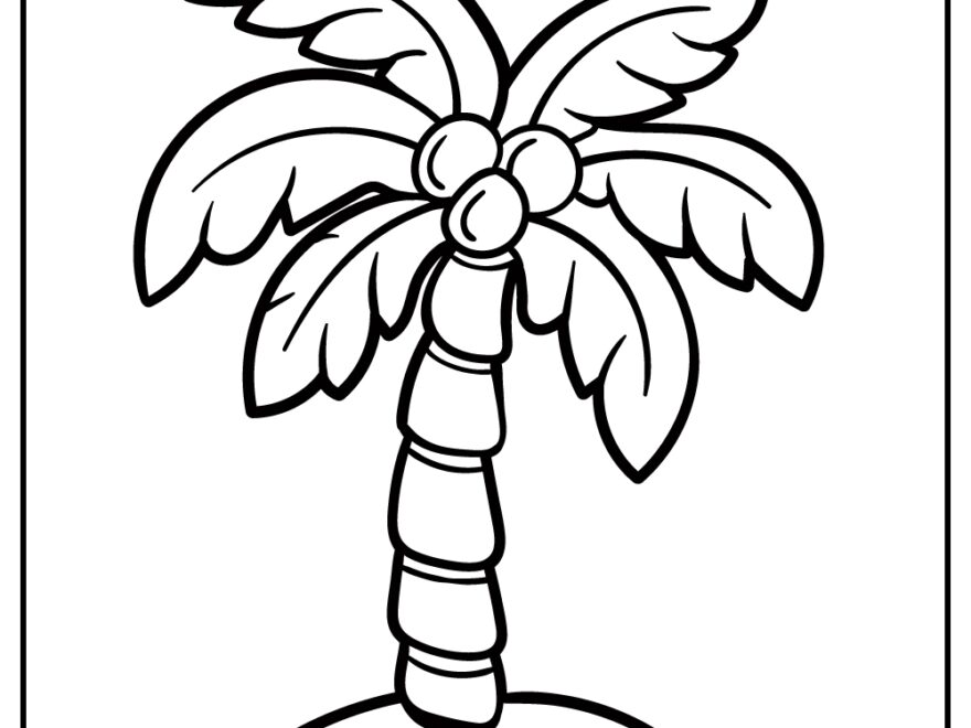 25 Palm Tree Coloring Pages 100 Free Printables