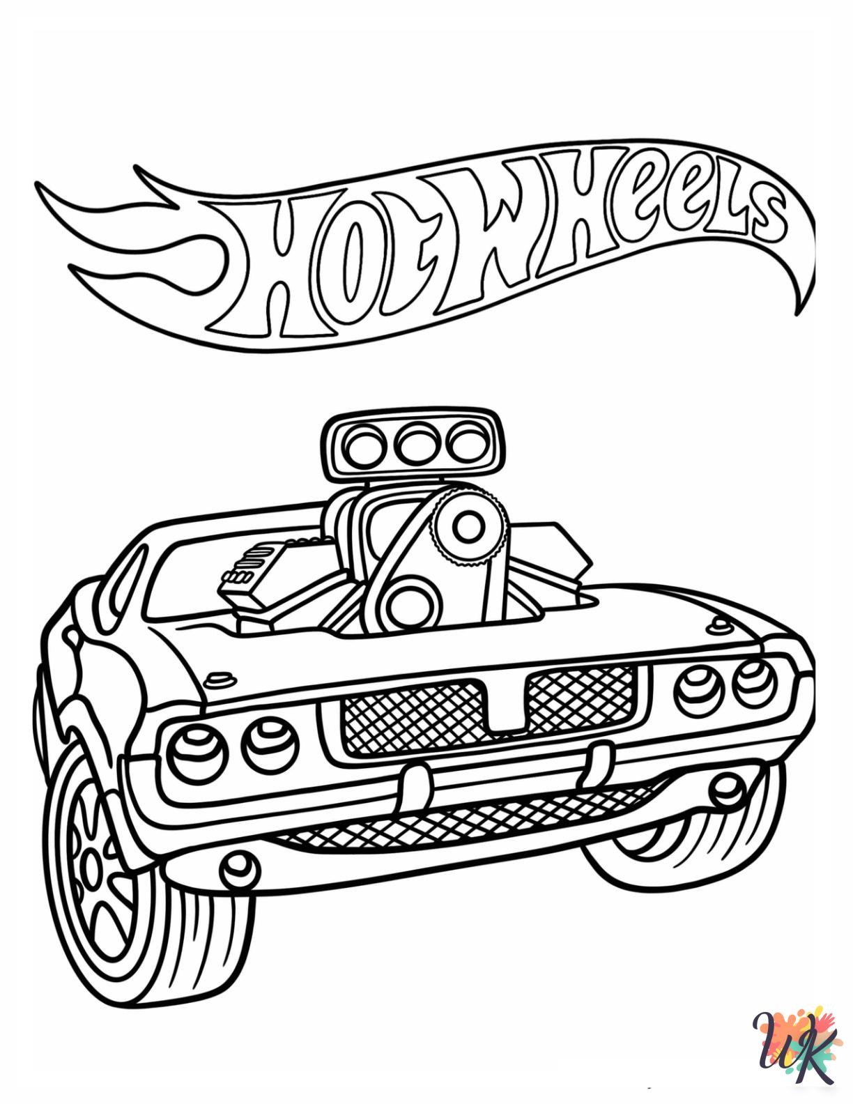 Hot Wheels Coloring Pages Printable