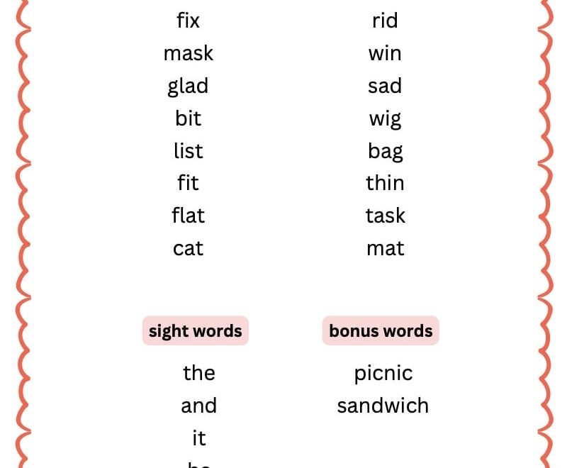 2nd Grade Spelling Words Full 31 Week Curriculum