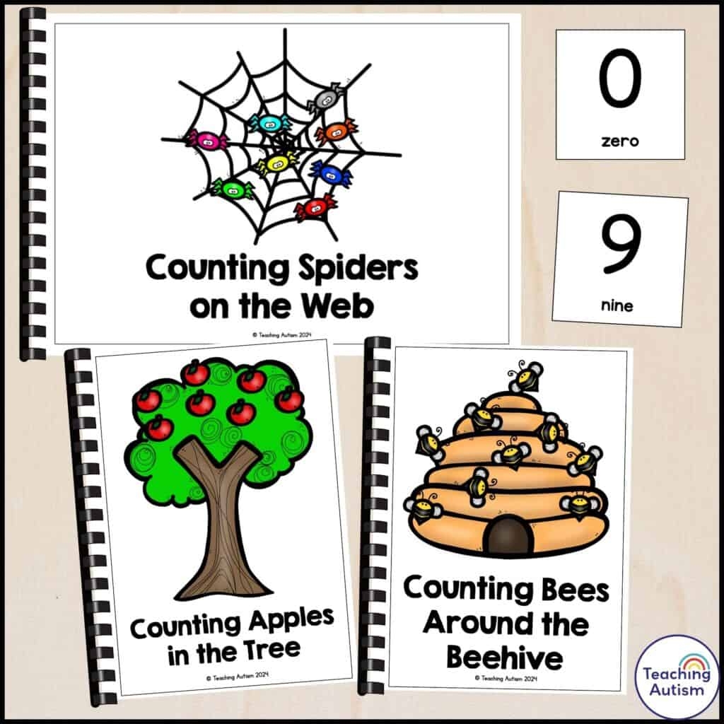 3 Free Counting Adapted Books For Special Education Teaching Autism