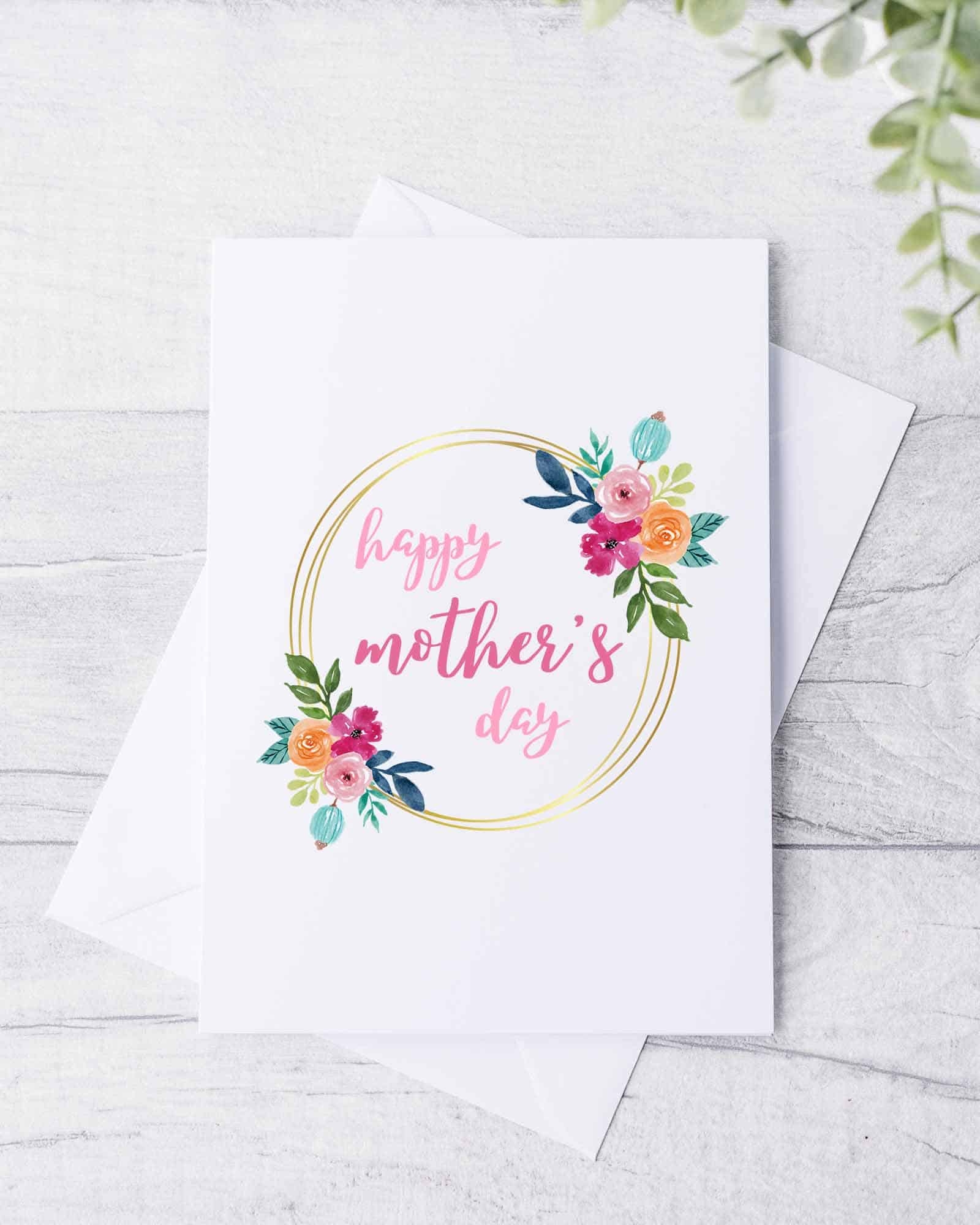 Free Printable Mothers Day Card From Husband
