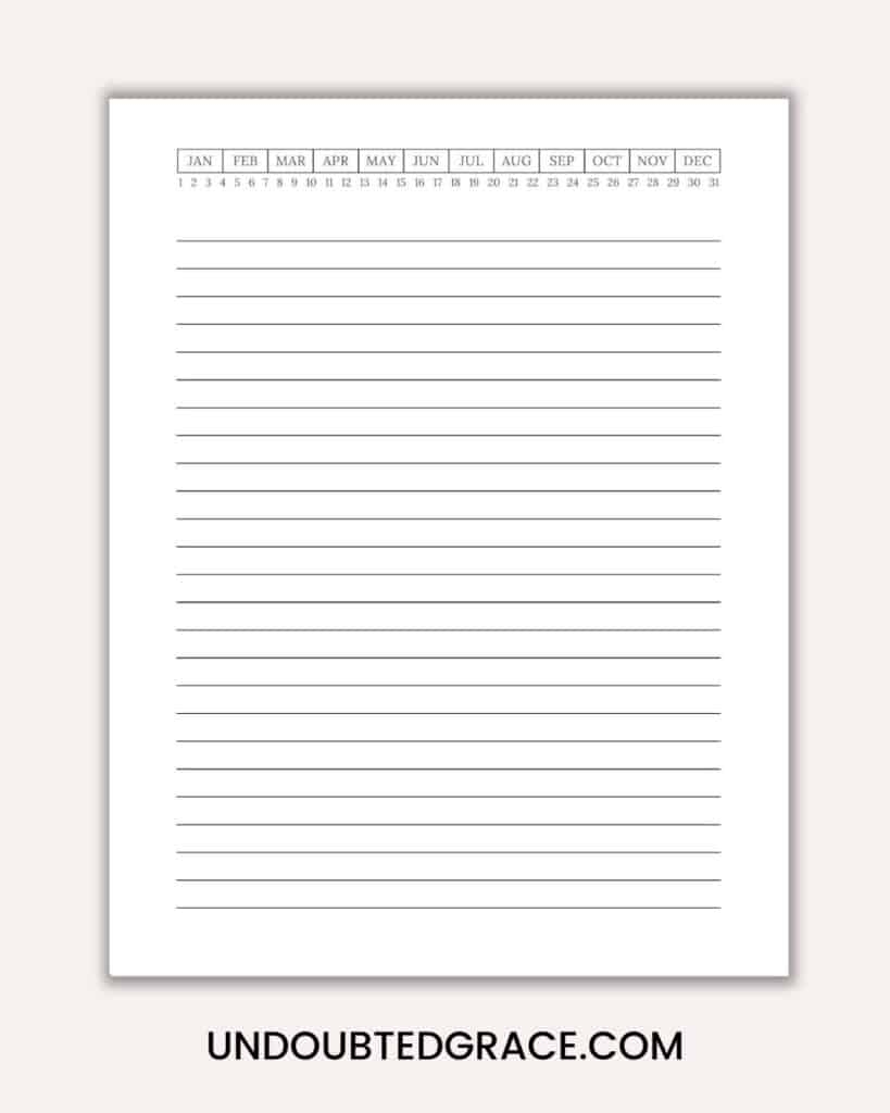 Printable Journal Pages For Adults