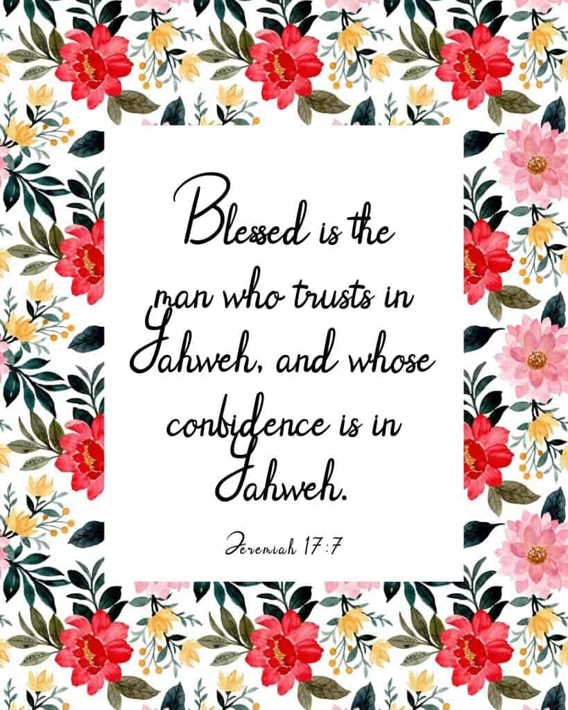 Wall Decor Printable Bible Verses