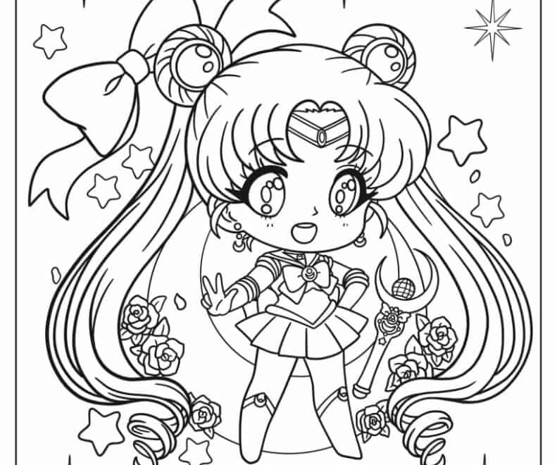 36 Sailor Moon Coloring Pages Free PDF Printables