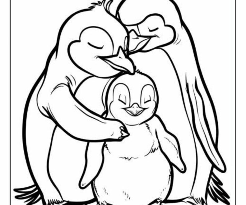 40 Penguin Coloring Pages Smooth Draw