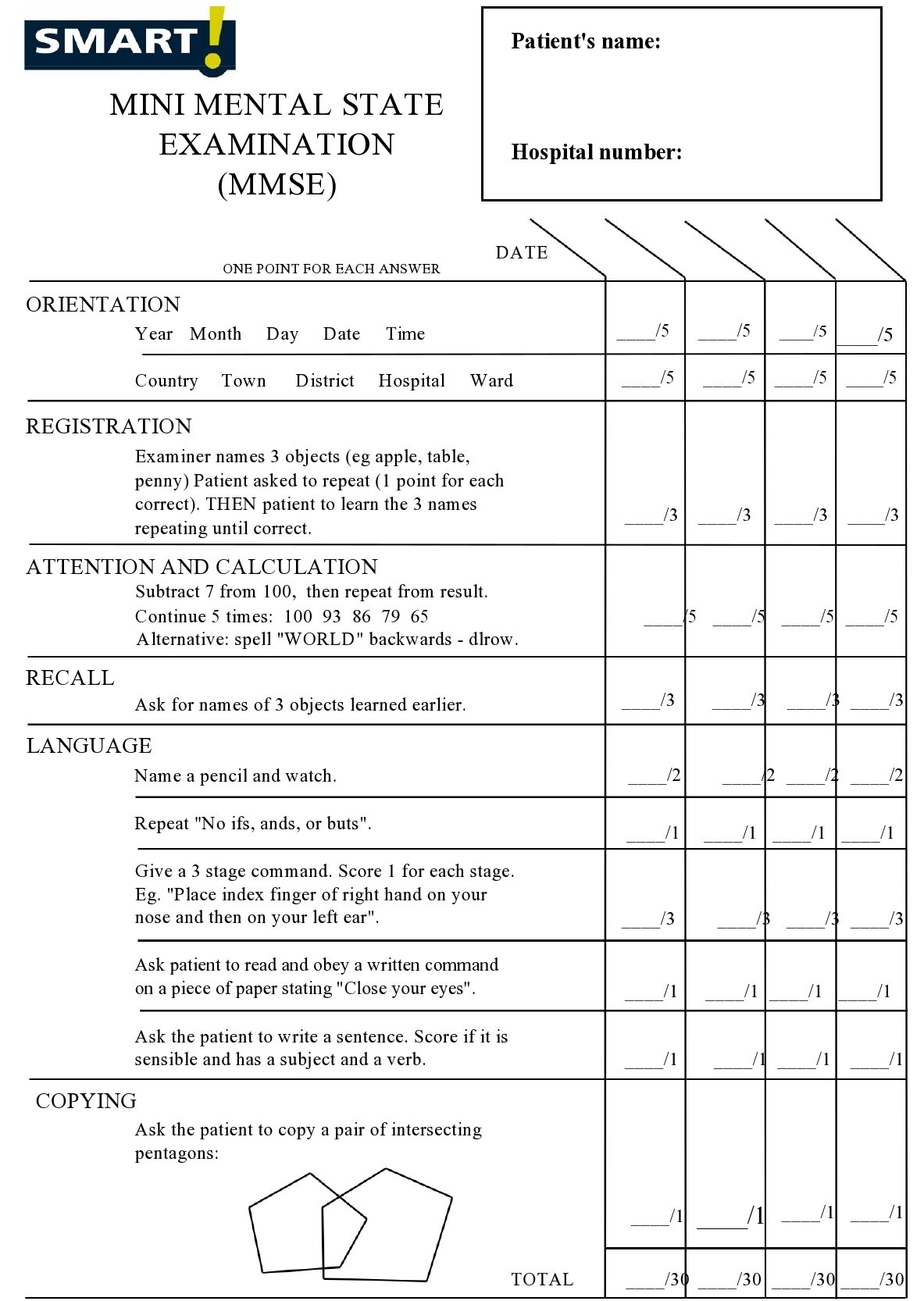 47 Free Mental Status Exam Templates MSE Examples TemplateLab