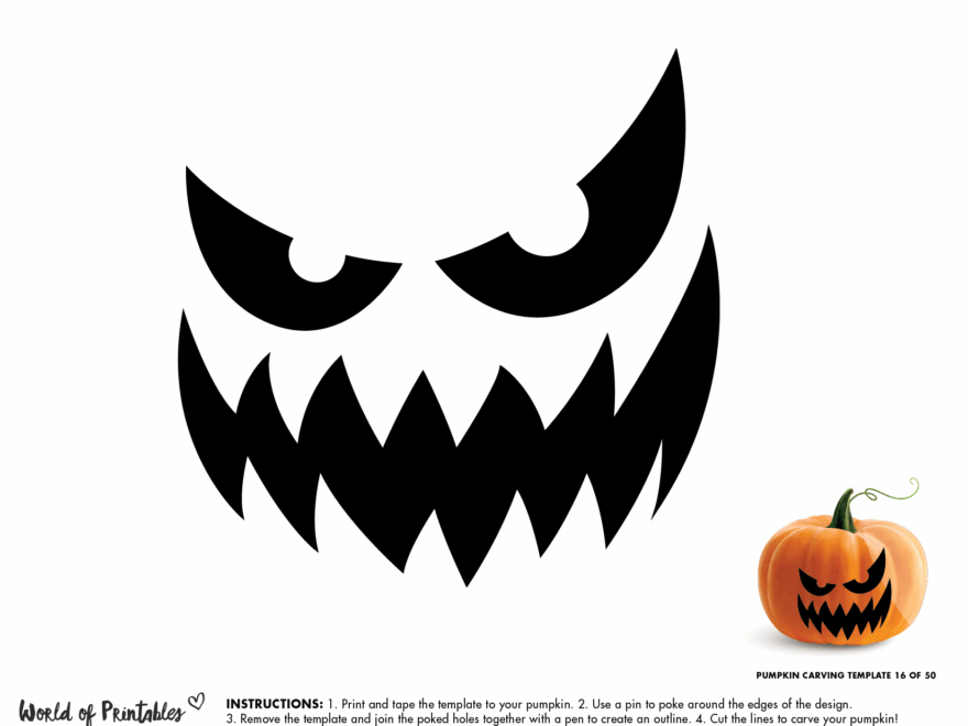 50 Easy Pumpkin Carving Stencils The Ultimate Guide To Pumpkin Carving