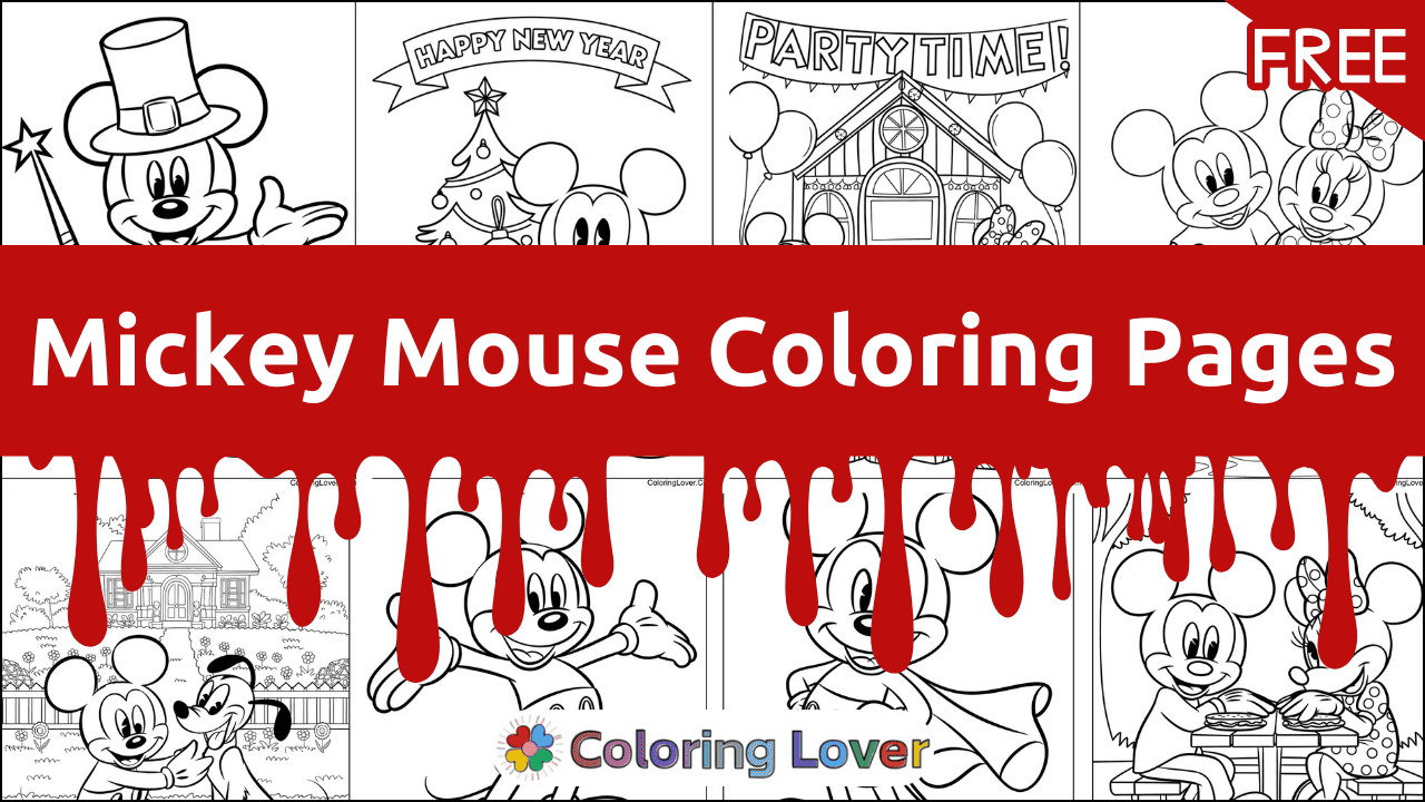 57 Mickey Mouse Coloring Pages Free Printables For All Ages 