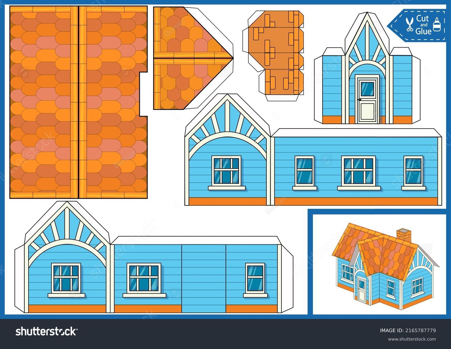 644 3d Puzzle House Stock Vectors And Vector Art Shutterstock