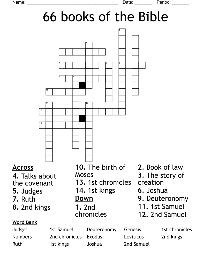 Bible Games And Puzzles Printable