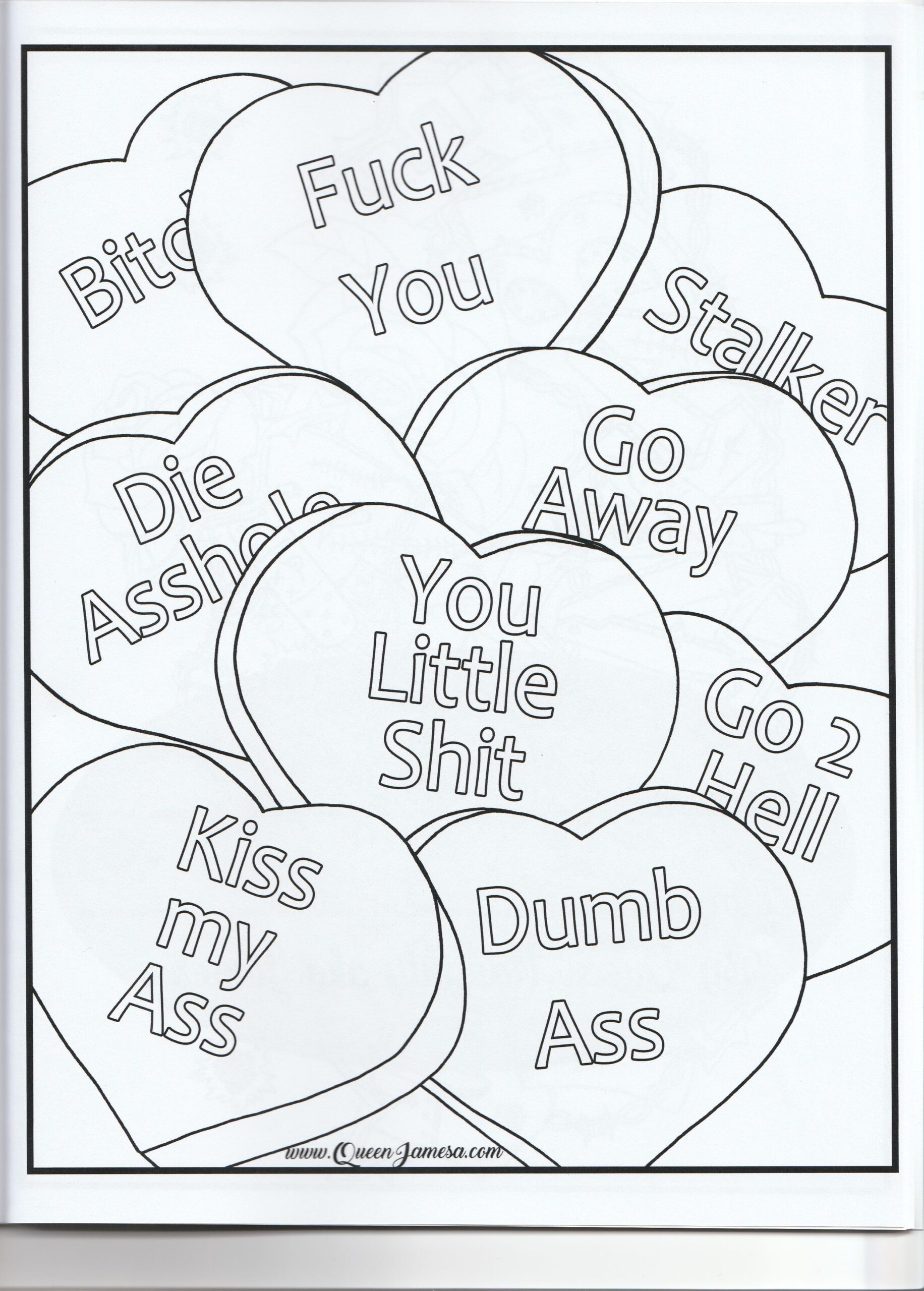 Free Printable Swear Word Coloring Book