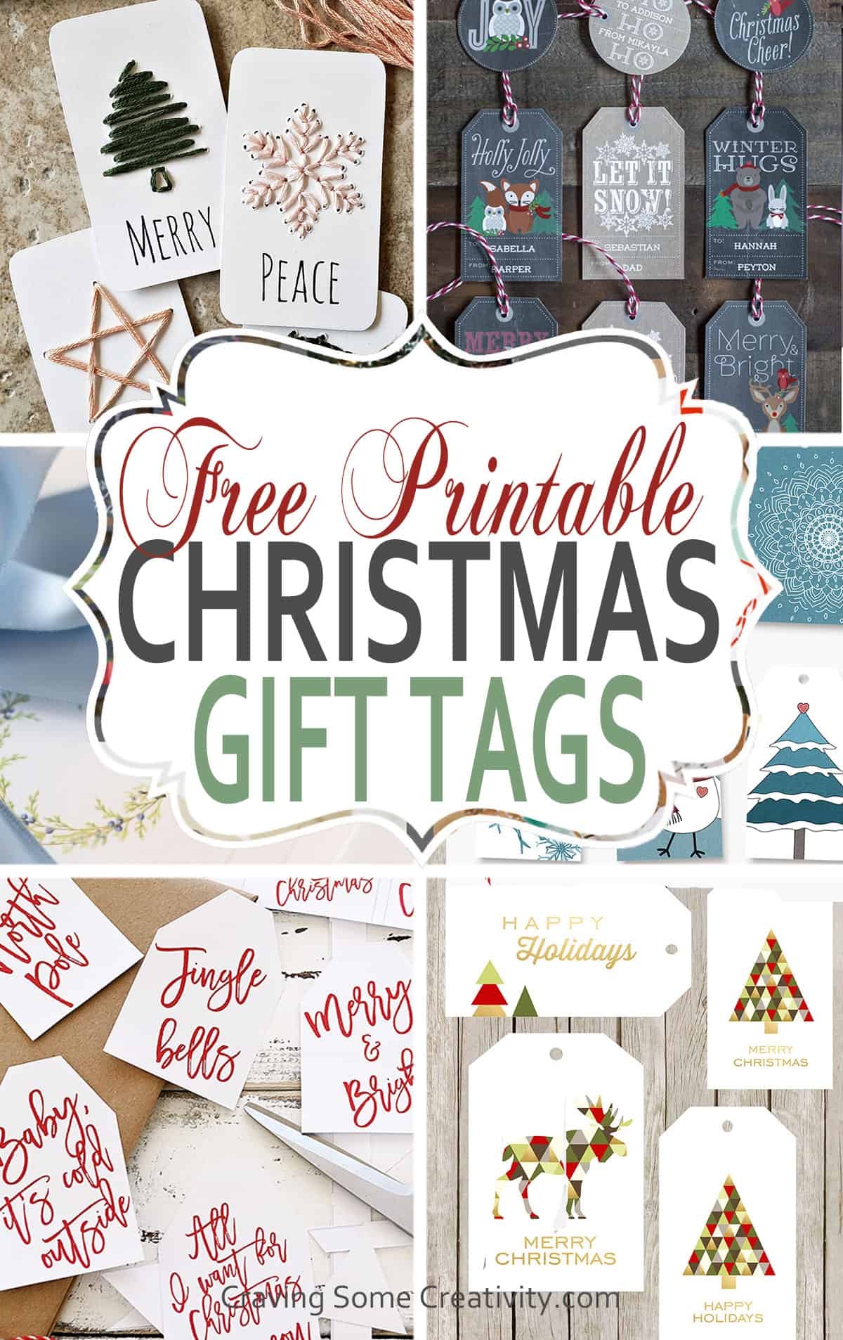 Christmas Gift Tags Printable Free