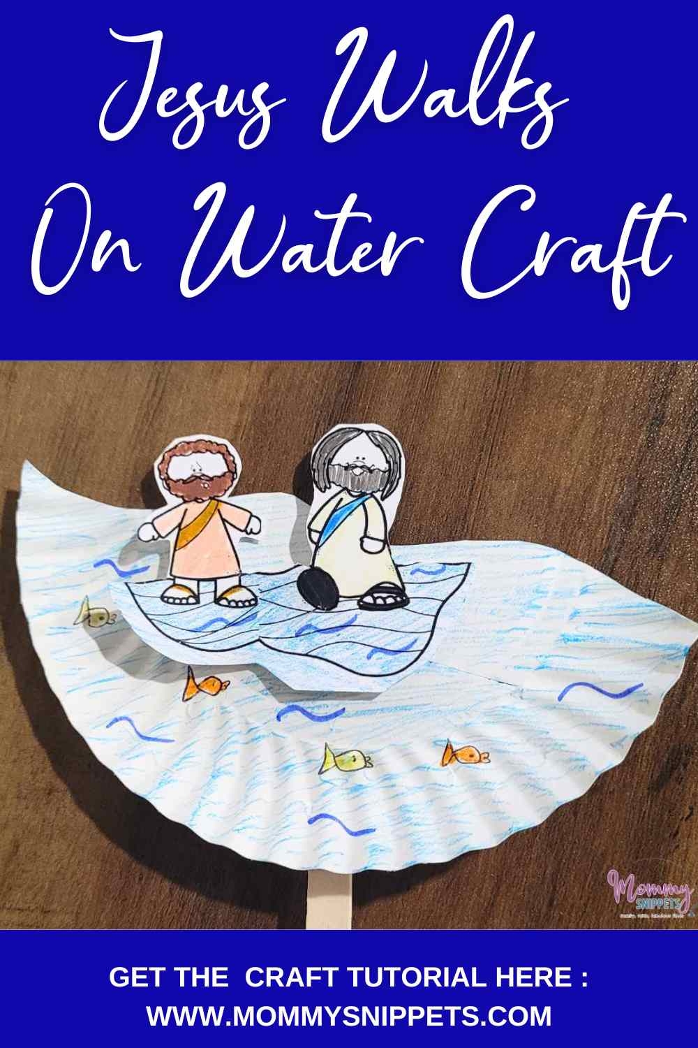 Jesus Walks On Water Preschool Printable Bible Story