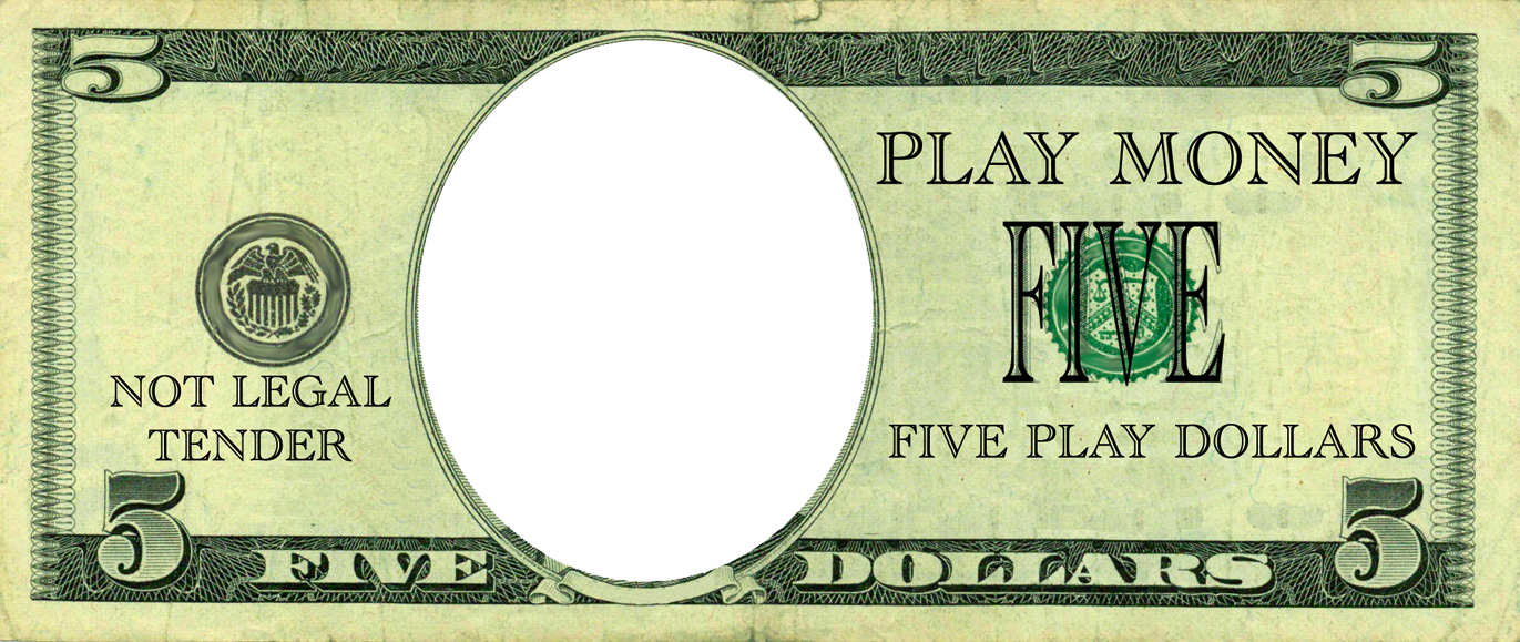 Design Your Own Printable Play Money