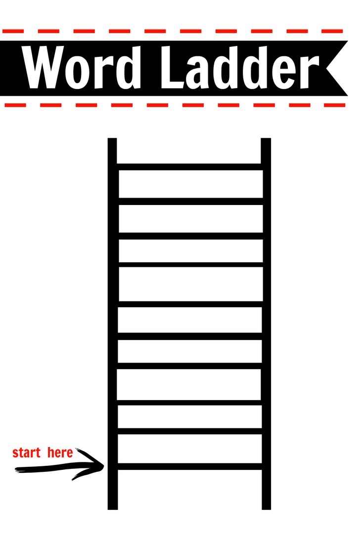 After School Activity Word Ladders Printable Free 