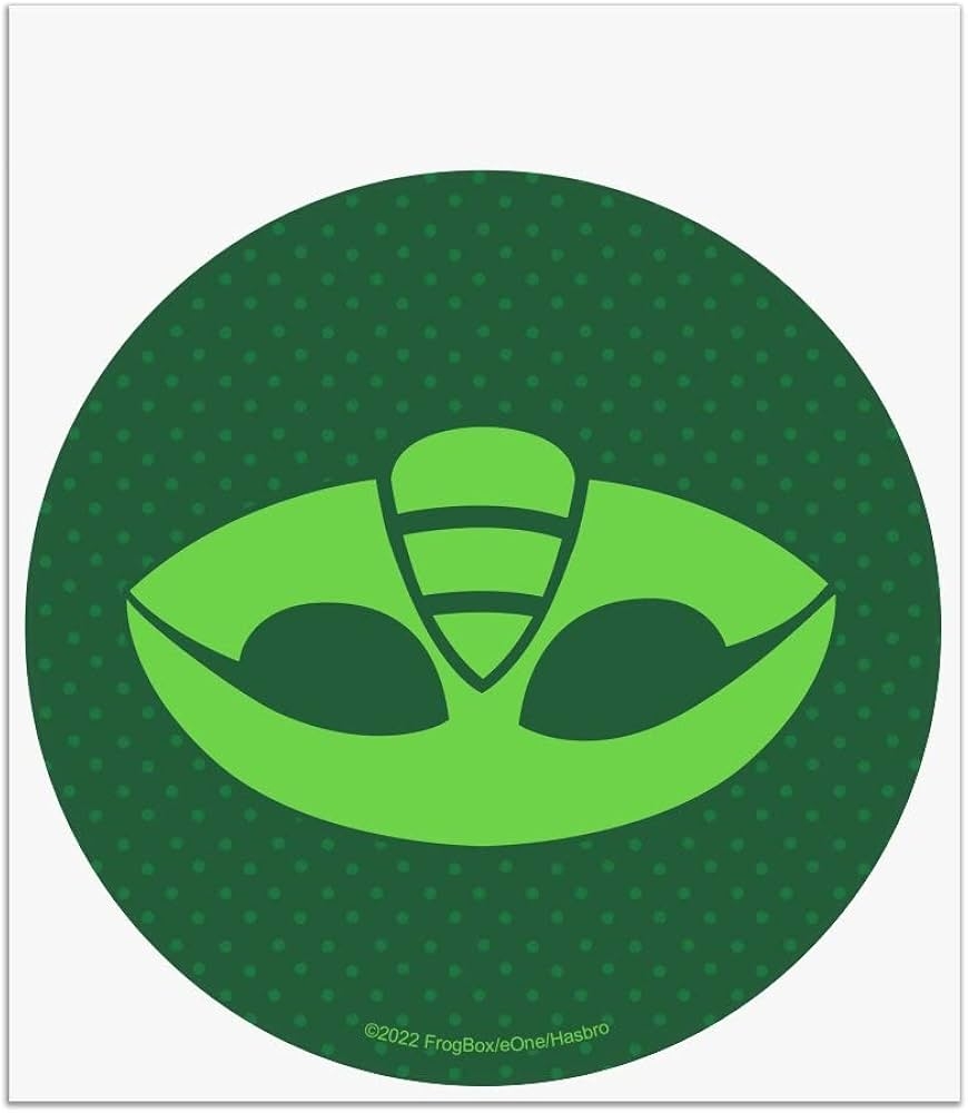 Amazon GRAPHICS MORE PJ Masks Gekko Logo Automotive Car Window Locker Circle Bumper Sticker Automotive
