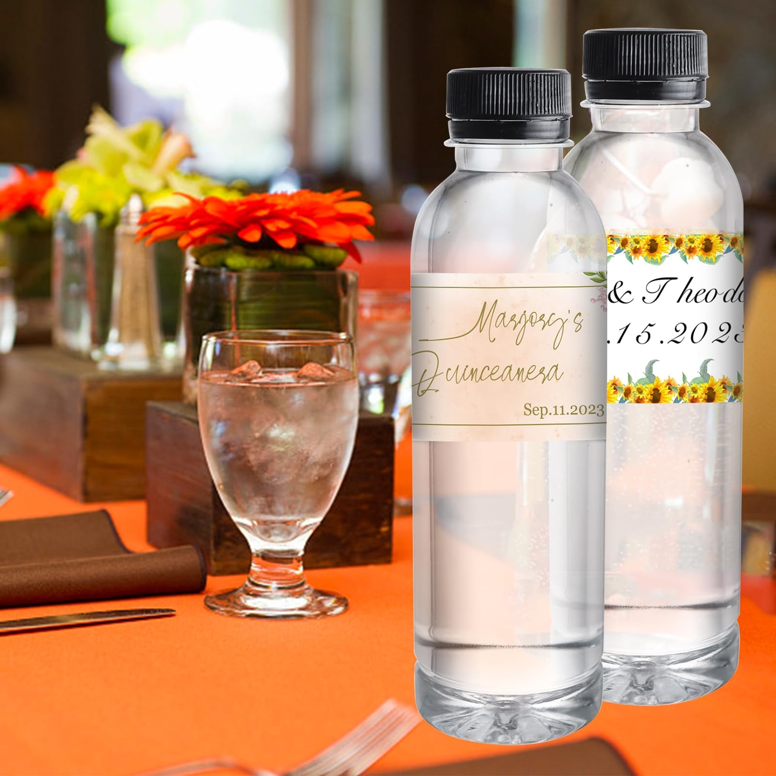 Amazon Personalized Water Bottle Labels For Wedding Custom Wedding Labels With Name For Water Bottle Stickers Waterproof Printable Photo Bottle Labels Bridal Shower Gifts 50 Pcs Office Products