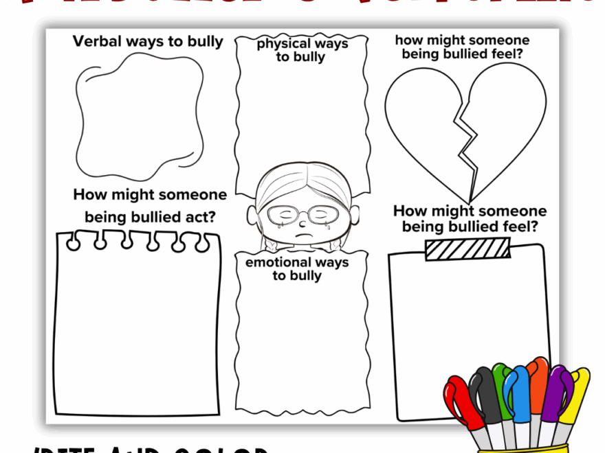 Anti Bullying Prevention Month Activities Anti Bullying Worksheets Made By Teachers