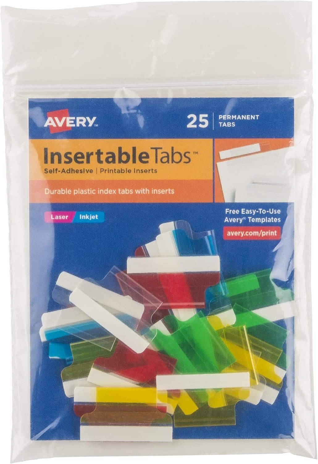 Avery Index Tabs With Printable Inserts