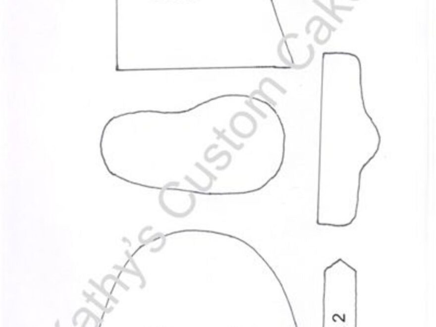 Baby Cowboy Boot Template CakeCentral