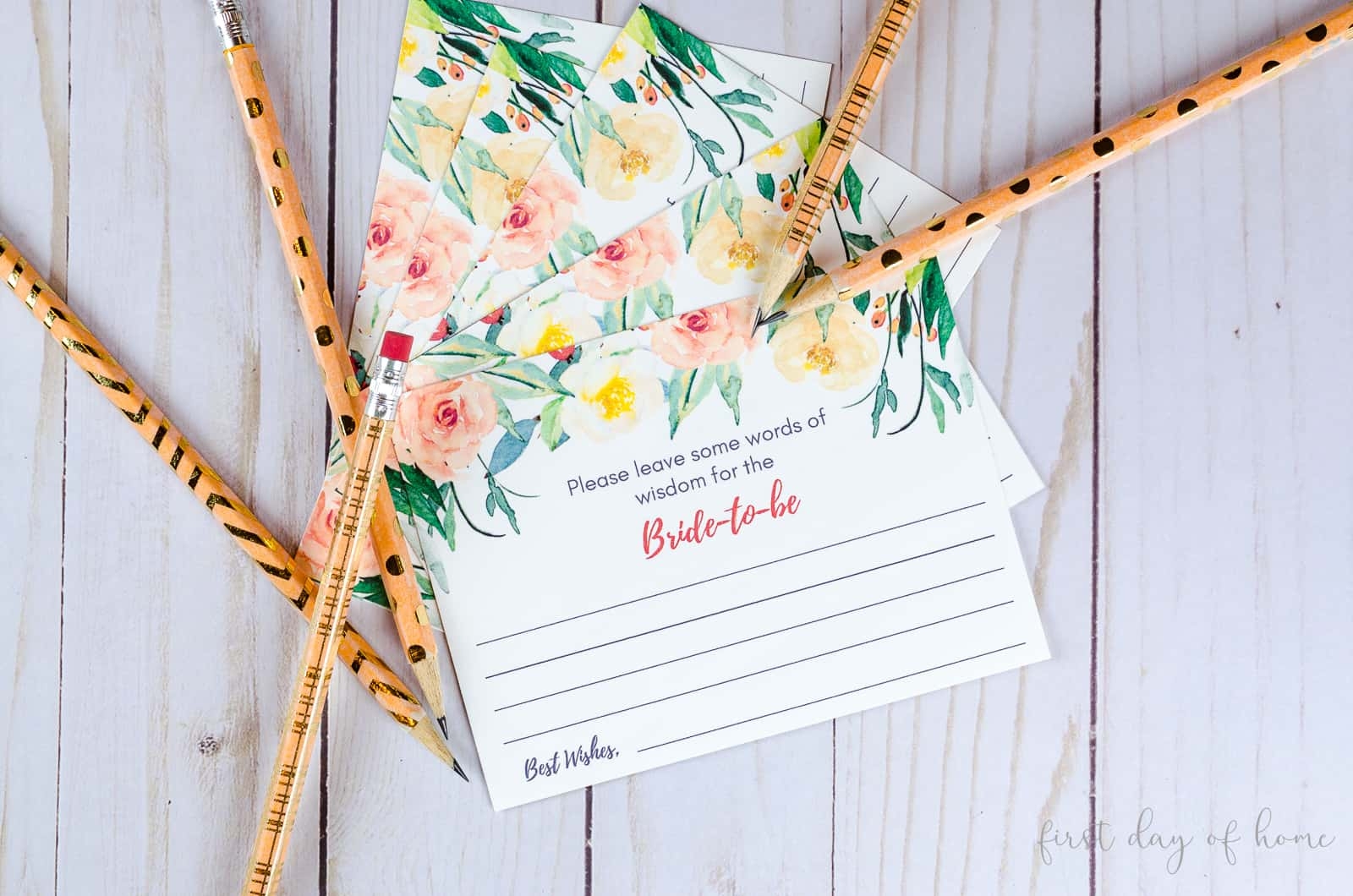 Free Printable Bridal Shower Cards For The Bride