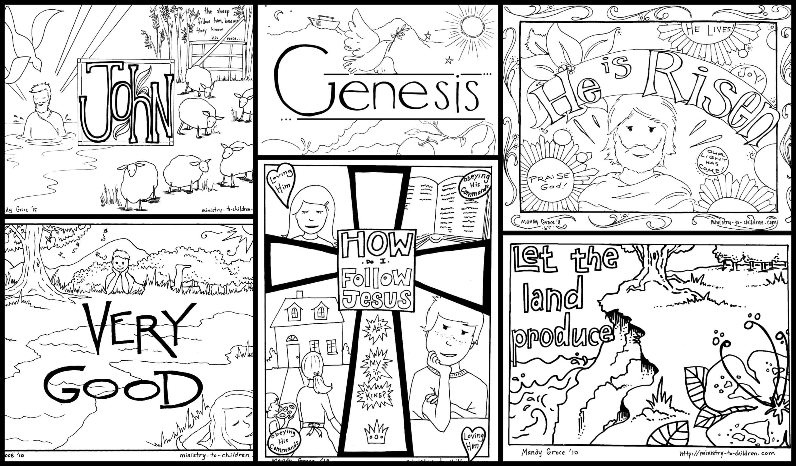 Printable Coloring Pages For Church